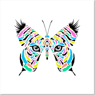 Tiger butterfly Posters and Art